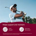 Joint Support Helps support and maintain Joint Health and Exercise Recovery.  Disclaimer: These statements have not been evaluated by the Food and Drug Administration. This product is not intended to diagnose, treat, cure, or prevent any disease.